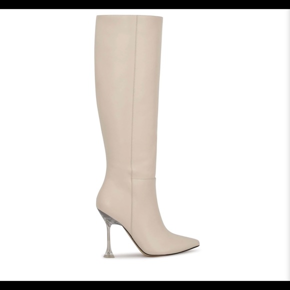 Nine West Talya women's leather knee-high boots. - Picture 2 of 8